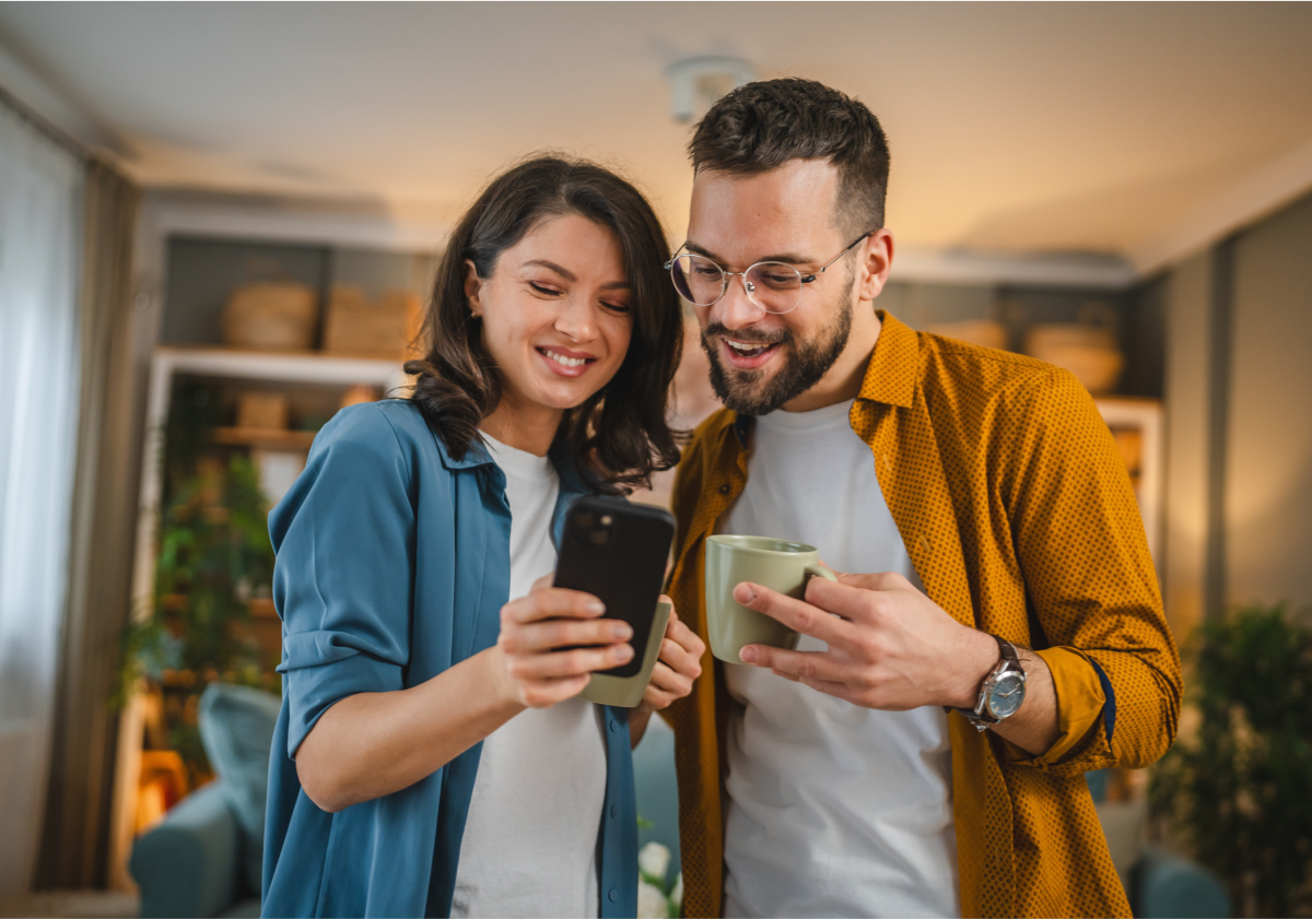 A man and woman in Russia