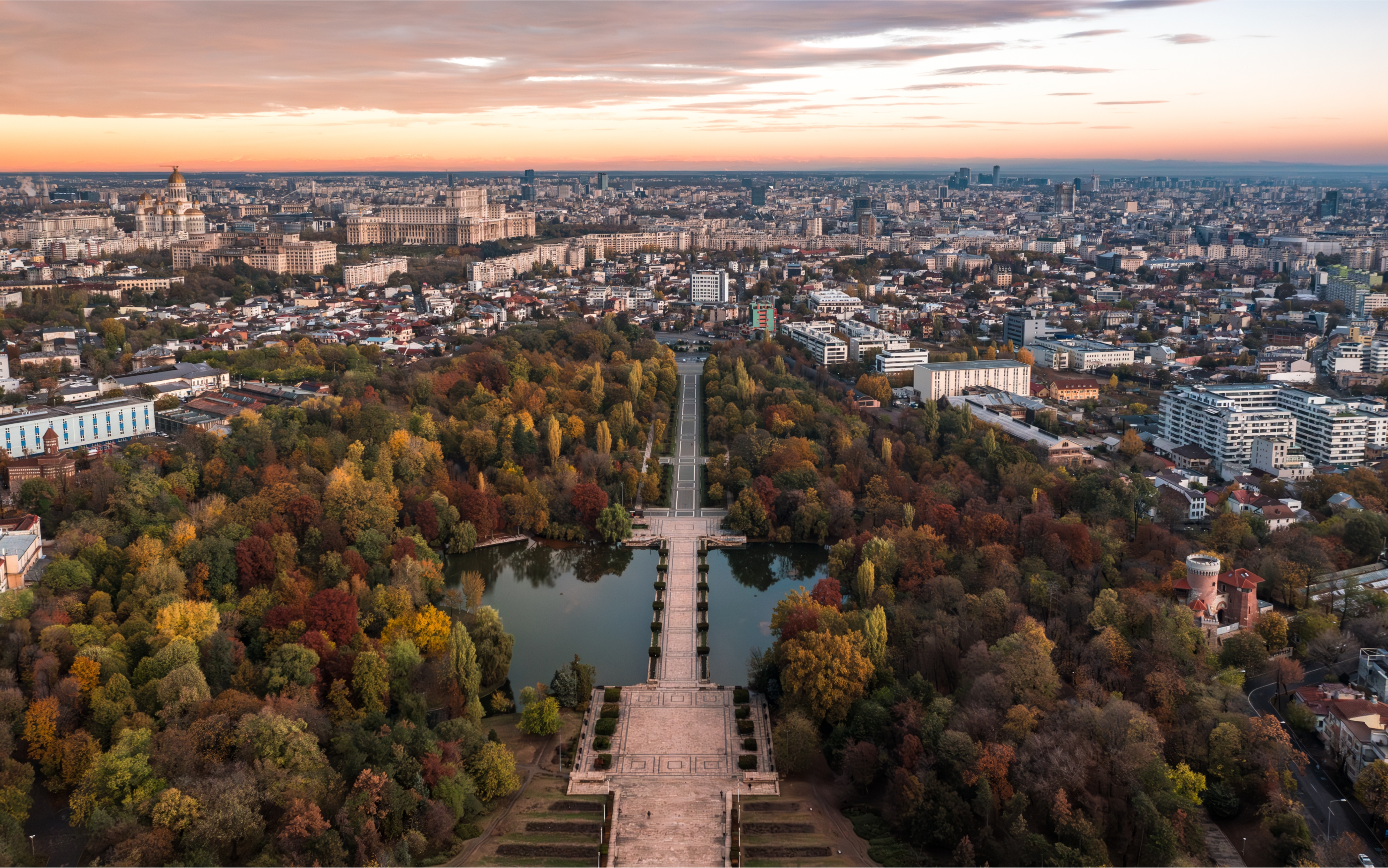 Skyline city photo in Romania