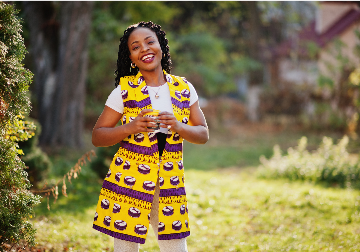 Photo of woman in a park in Liberia